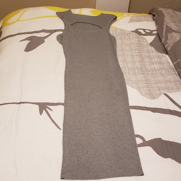 Rehab - Grey Knit Dress - Size Large - Picture 2 of 7
